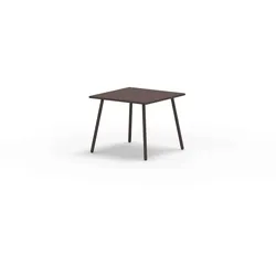 Roma Esstisch Outdoor Metall Bronze 90 x 90 cm Rechteckig