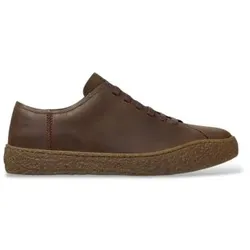Camper für Herren. K100927-013 Leather Peu Terreno shoes in brown (43), Leder, Braun, Wohnung, Keine, Lässig