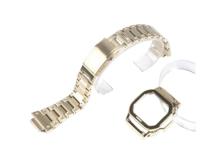 Bracelet en métal pour boîtier, adapté au bracelet en acier inoxydable DW5600, accessoire de modification.