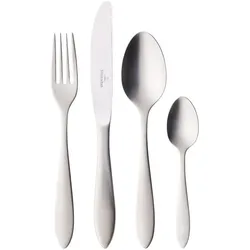 Villeroy & Boch Arthur Tafelbesteck gebürstet, Besteck, Grau
