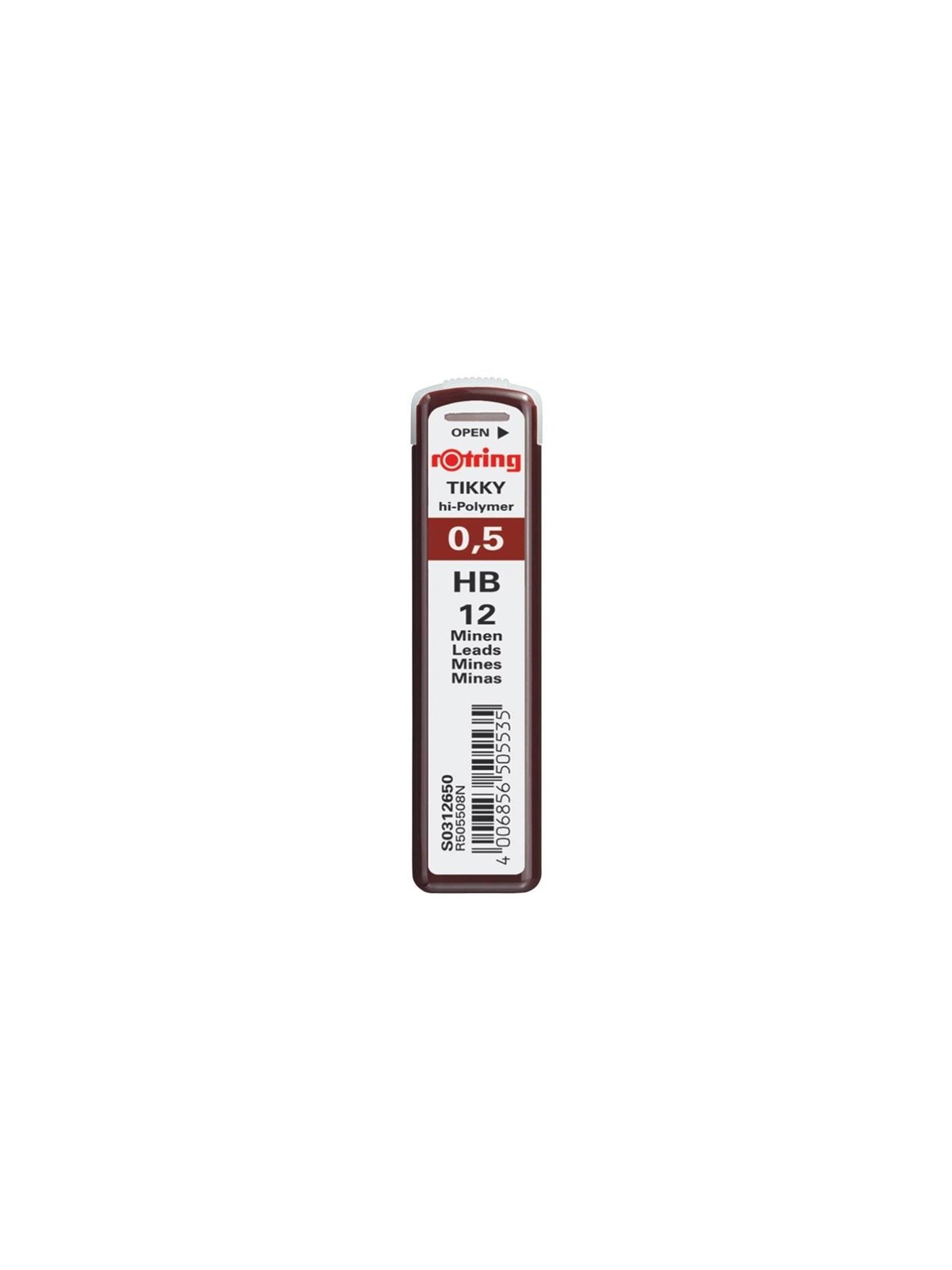 Rotring rOtring Nachfüllminen | 0,5 mm | B | 12 Minen
