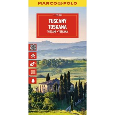MARCO POLO Reisekarte Italien 07 Toskana 1:225.000, Sonstige von Marco Polo, MairDuMont, 978-3-575-02187-8