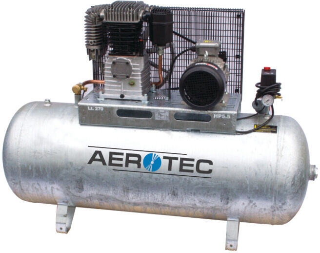 Aerotec N59-270 Z PRO couché - 400 Volt galvanisé Compresseur lubrifié (2005322)