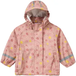 Bornino Lieblinge Regenjacke mit abnehmbarer Kapuze, rosa | gelb, 98