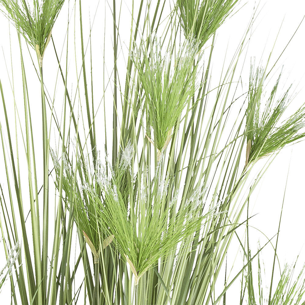 kaiserkraft Künstliche Pflanze Cyperus longus Gras, Kunststofftopf, Höhe 2100 mm