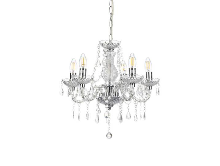 Collett's Monde Hängeleuchte, Klar, Chromfarben, Metall, Kunststoff, spiralförmig, 150 cm, Lampen & Leuchten, Innenbeleuchtung, Hängeleuchten, Pendelleuchten