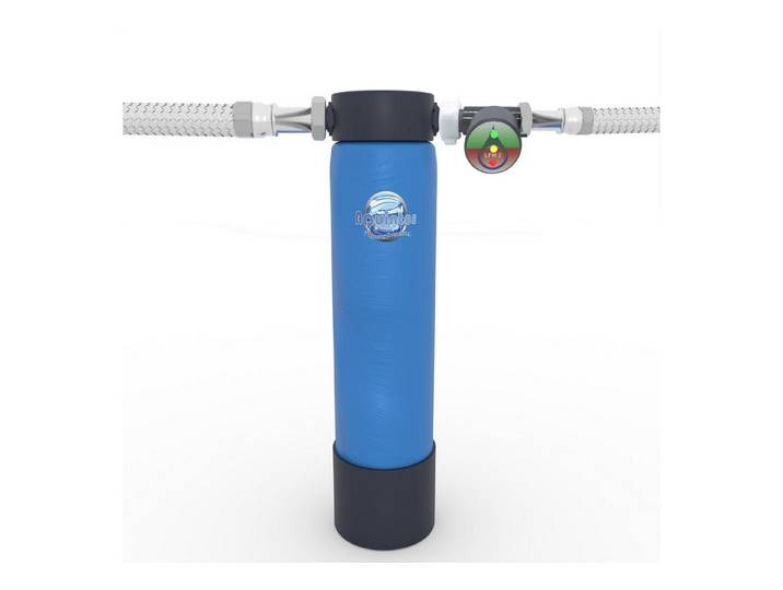 Aquintos Wasseraufbereitung Wasserfilter Profi-Anschlussset-Messset Leitwertüberwachung, Zubehör für Heizungsbefüllung, Mit 2x DN13 Flexschläuchen 100cm und Leitwertmessgerät