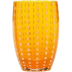 Perle Wasserglas 320 ml orangefarben