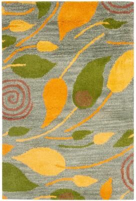 SAFAVIEH Handmade Soho Nasiha Foliage N.Z. Wool Rug