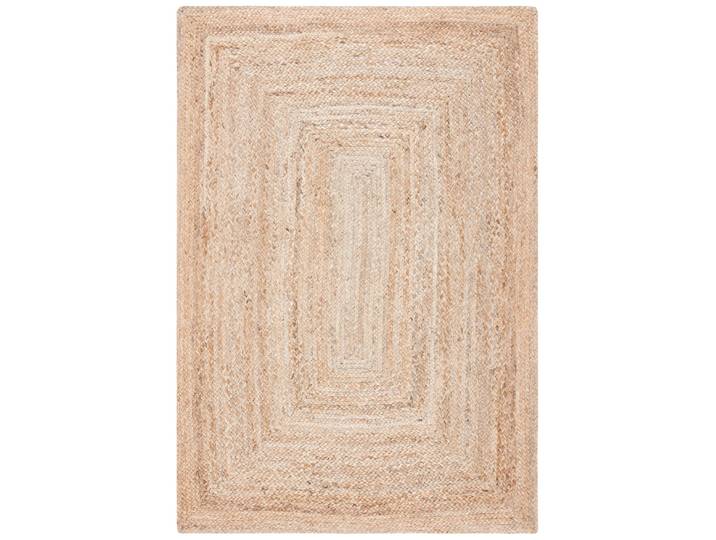 Tapis côtier en jute beige, 91 x 152 cm