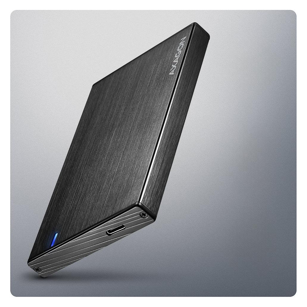 Axagon EE25-XA6C 2,5 "USB3.0 HDD Sata Aline Box Schwarz (2.5") (EE25-XA6C)