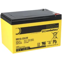 AGM Ersatzakku 12V 12Ah für SSB SB12-12 – SUN Battery kompatibel