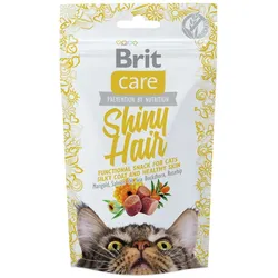 Brit Care Cat Snack - Katzen-Snack 50g Shiny Hair