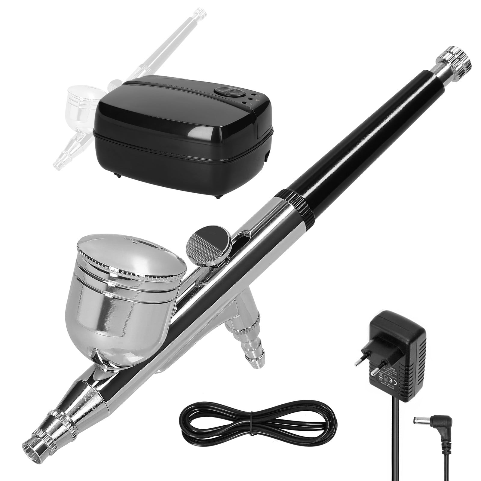 Cocosity Draagbare Luchtcompressor en Airbrush Set