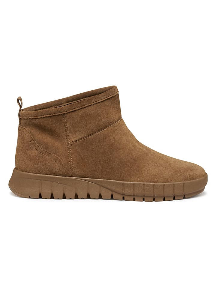 Geox Leder-Boots in Camel - 39