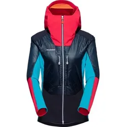 MAMMUT Damen Funktionsjacke Eisfeld SO Hybrid Hooded Jacket Women, Größe S in Blau Blau