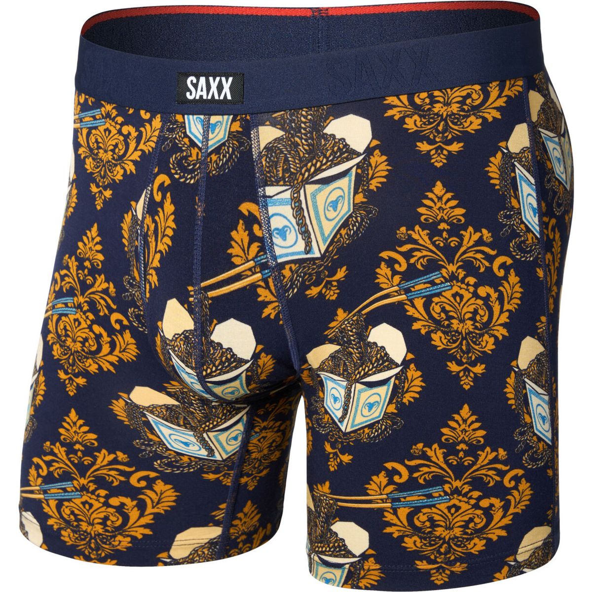 Saxx Vibe Xtra Soft Comfort Boxer Brief FLY gold chain- maritime (GOL) XXL SXVX24F-GOL-XXL