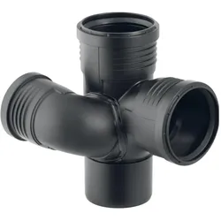 Geberit, Zubehör Sanitärinstallation, Silent-PP Schachtbogenabzweig 87,5° rechts 110mm/75mm/110mm