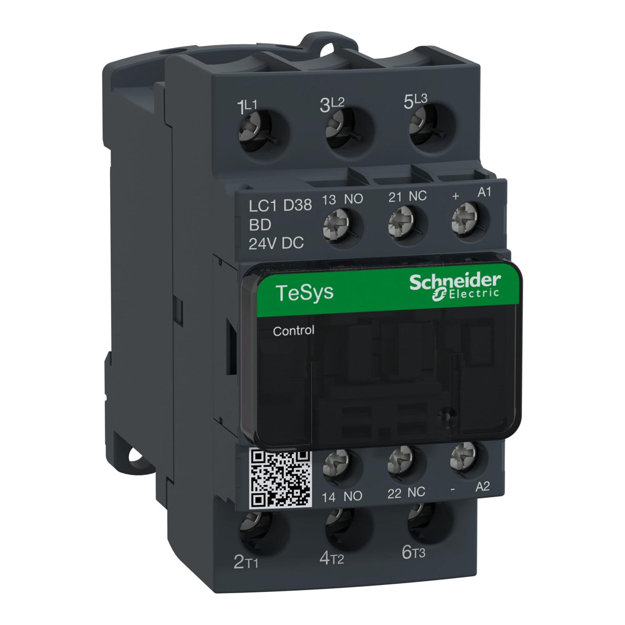 Schneider Electric Leistungsschütz LC1D38BD 38A 24VDC)