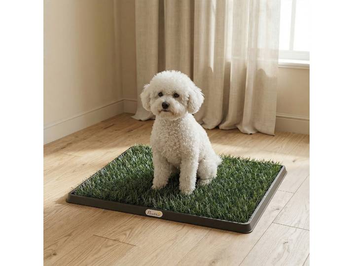 PawHut Tapis Chien Gazon Artificiel 63x50,5cm Bac Vert