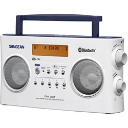 Sangean Dpr-26bt (DAB+, FM, Bluetooth), Radio, Weiss