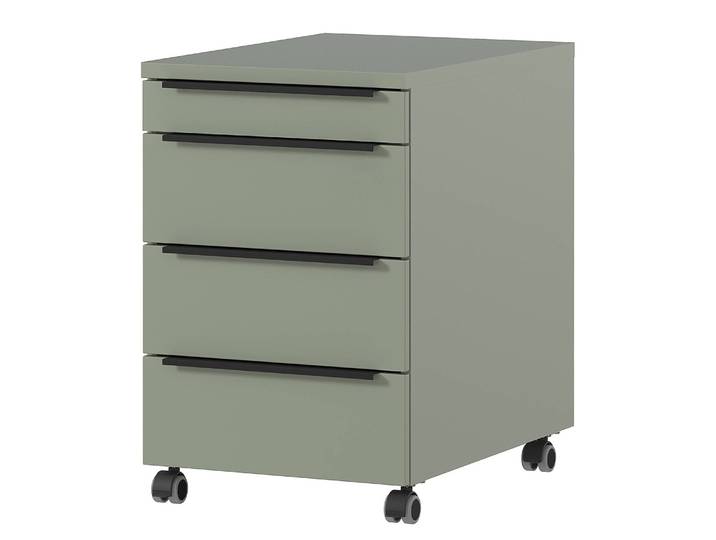 Rollcontainer Mailand 42 x 63 x 60cm Grün/Lindgrün