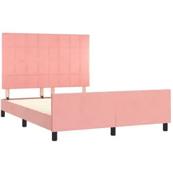 vidaXL, Bett, Kallie (Block mit Quadraten) (140 x 200 cm)