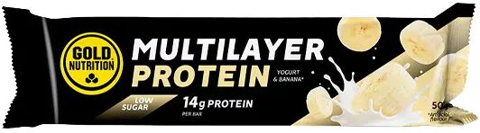 Gold Nutrition Multilayer Protein Bar Yogur y Plátano 50g