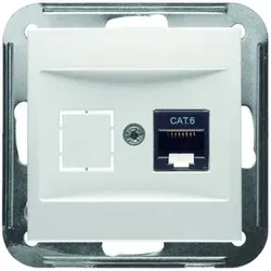 Peha Badora - UAE-Steckdose Cat6, alu 1 Terminal