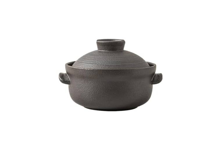 Keramiktopf for Kochen von Tonauflauf Küchen-Kochgeschirr-Eintopf, großer Suppentopf, Kochtopf(1PC 2L POT-01)
