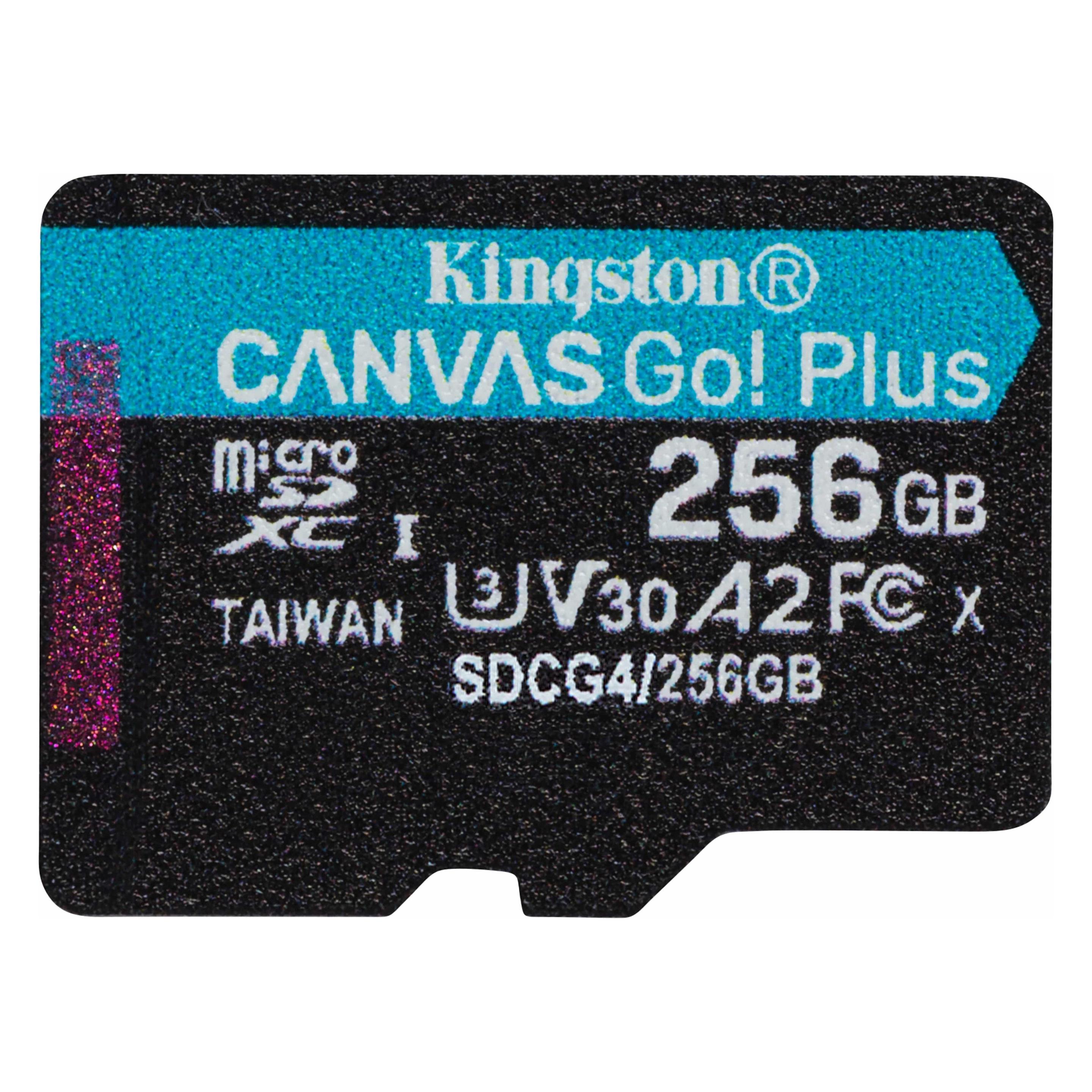 Kingston Canvas Go! Plus (256 GB, microSDXC, U3, UHS-I) (SDCG4/256GBSP)