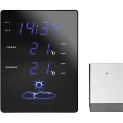 Technoline Ws 6820, Wetterstation, Schwarz