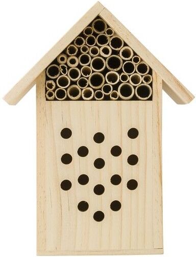 Abri en bois pour abeilles - Accessoire jardin Fahim bois bambou métal brun
