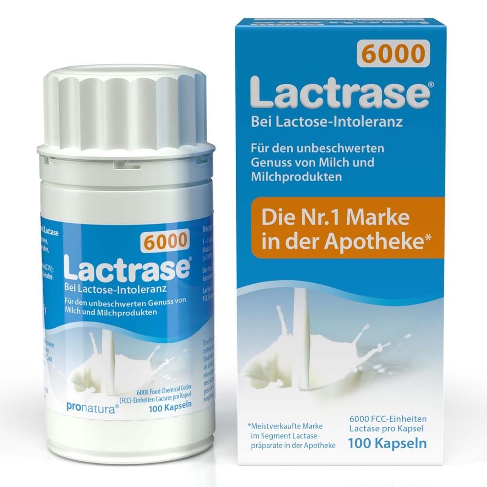 Lactrase 6.000 FCC Kapseln 100 St