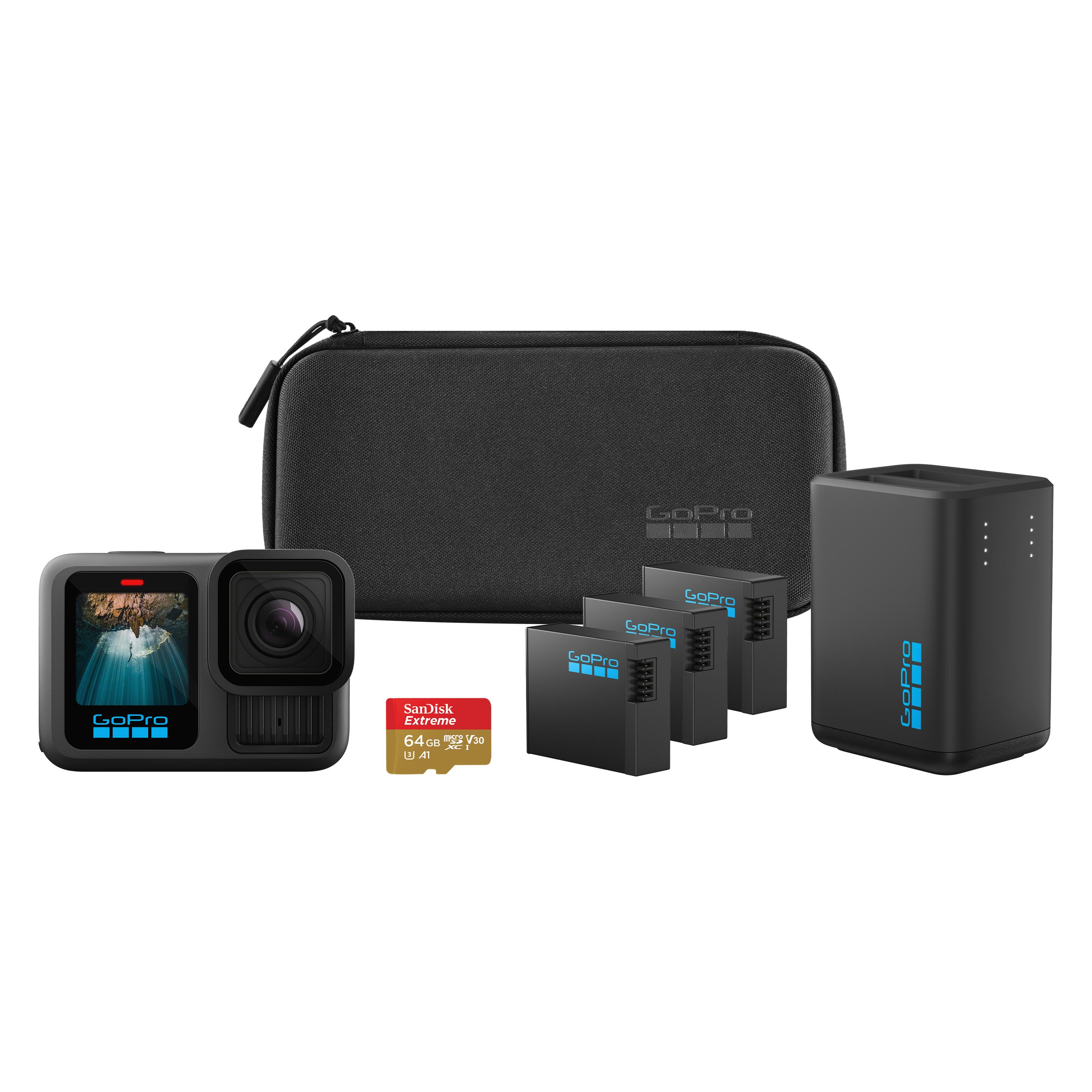 GoPro Hero 13 Black Extended Power Bundle (60p, Bluetooth, GPS, WLAN) (CHDRB-134-RW)