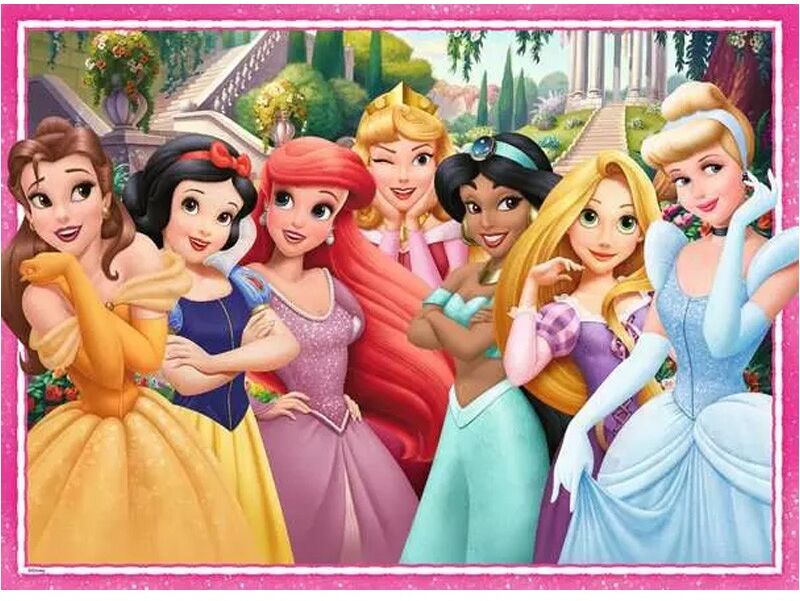 Puzzle 100 pcs XXL La vie est un conte de fées / Disney Princess - Ravensburger