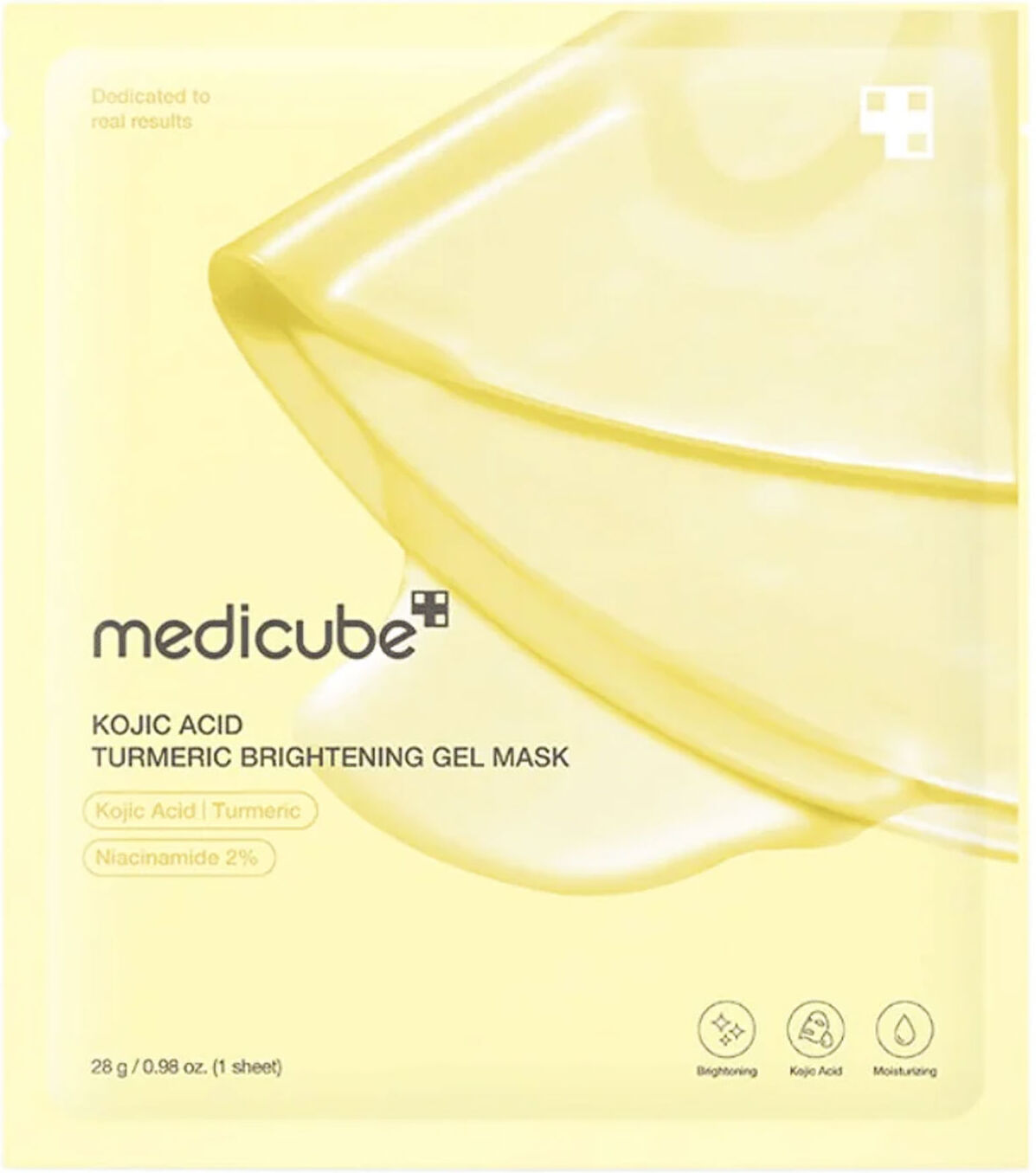 MEDICUBE Kojic Acid Turmeric Brightening Gel Mask