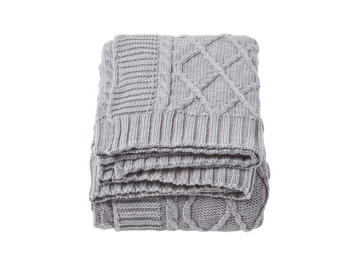 STRICKDECKE 150/200 cm, Baumwolle mit Rautenmuster