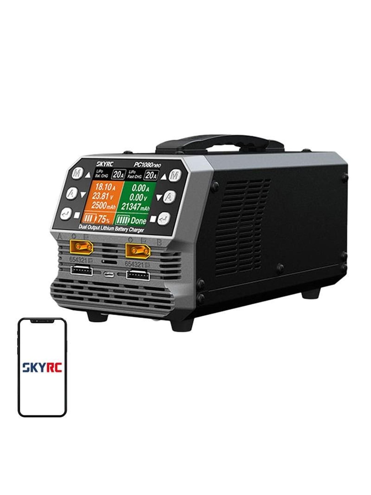 SkyRC PC1080neo Dual-Channel Lithium-Akkuladegerät