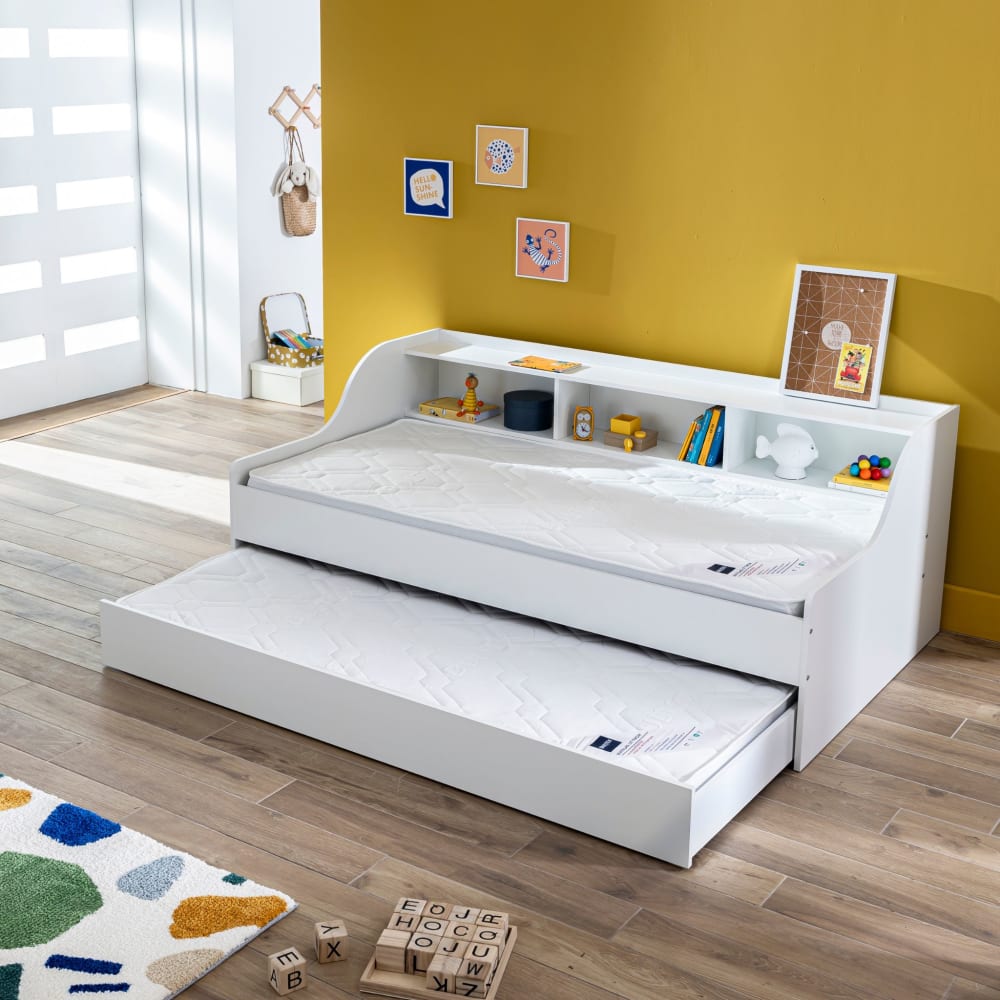 Bultex Matelas pour lit tiroir nano 11 cm 80x180 Blanc 180x11x80cm