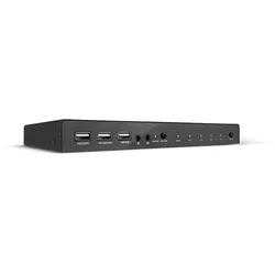 Lindy 32810 Tastatur/Video/Maus (KVM)-Switch Schwarz