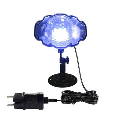 Schneeflocken-Projektorlampe Stecker für den Boden vertikale doppelt einsetzbare Schneeflocken-Projektorlampe Dekorationslampe kann eingesteckt werden