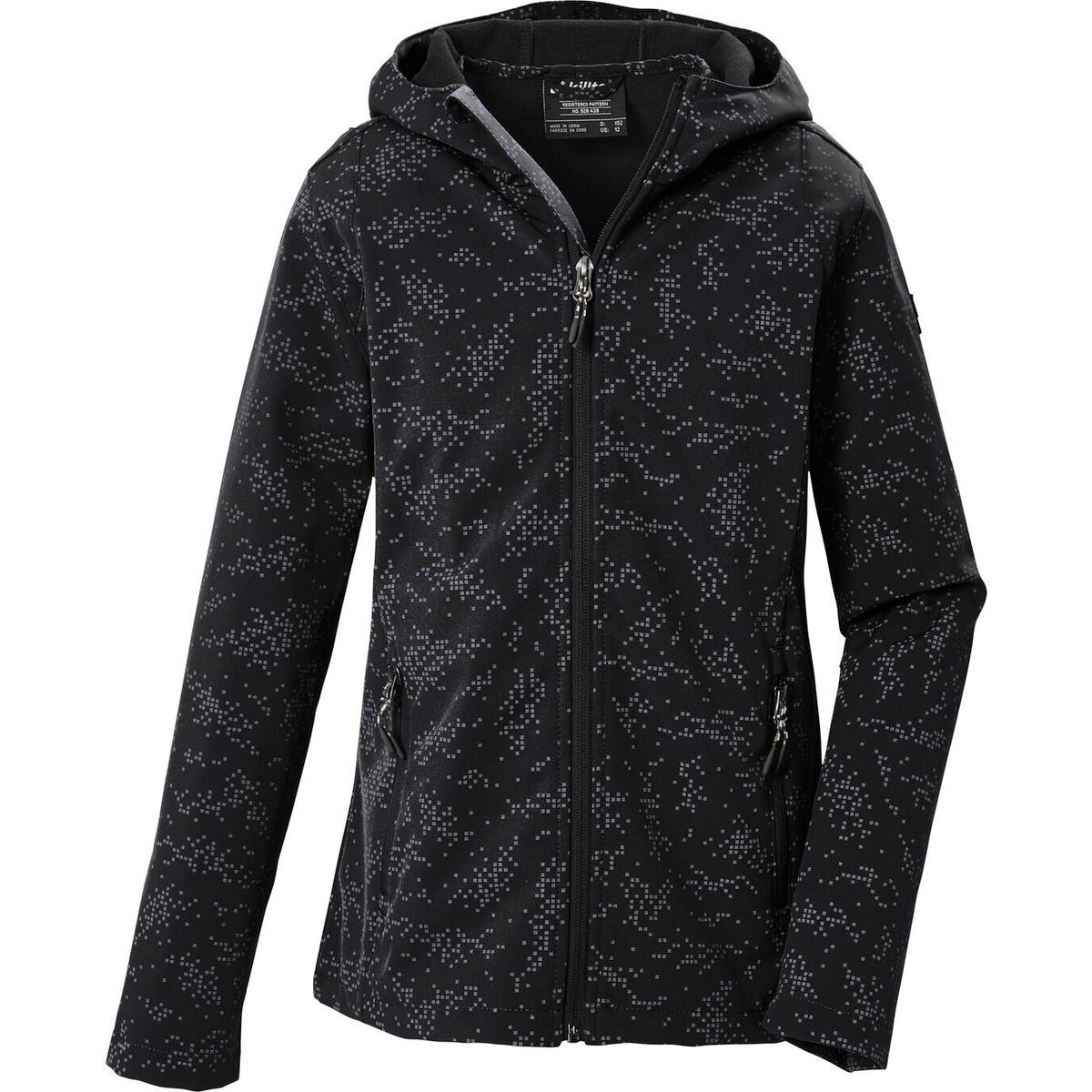 killtec KOW 165 Girls Softshell Jacket schwarz (00200) 176 45072-000-00200-176