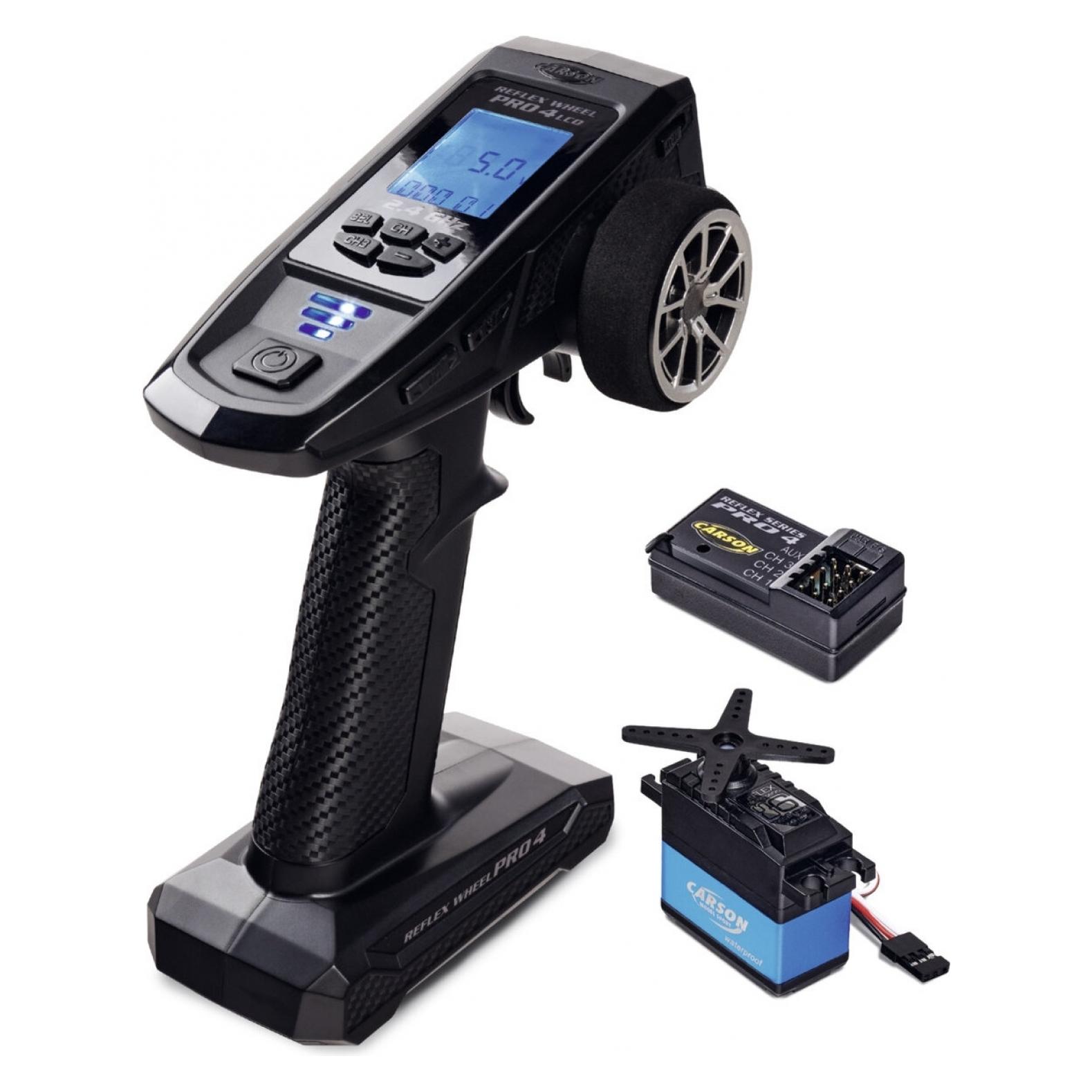 Carson FS Reflex Wh. Pro 4 2.4GHz LCD 6kg Serv. (500500120)