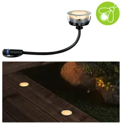 Paulmann 94721 Plug & Shine LED Bodeneinbauleuchte Floor Insektenfreundlich IP67 2200K 2W Silber