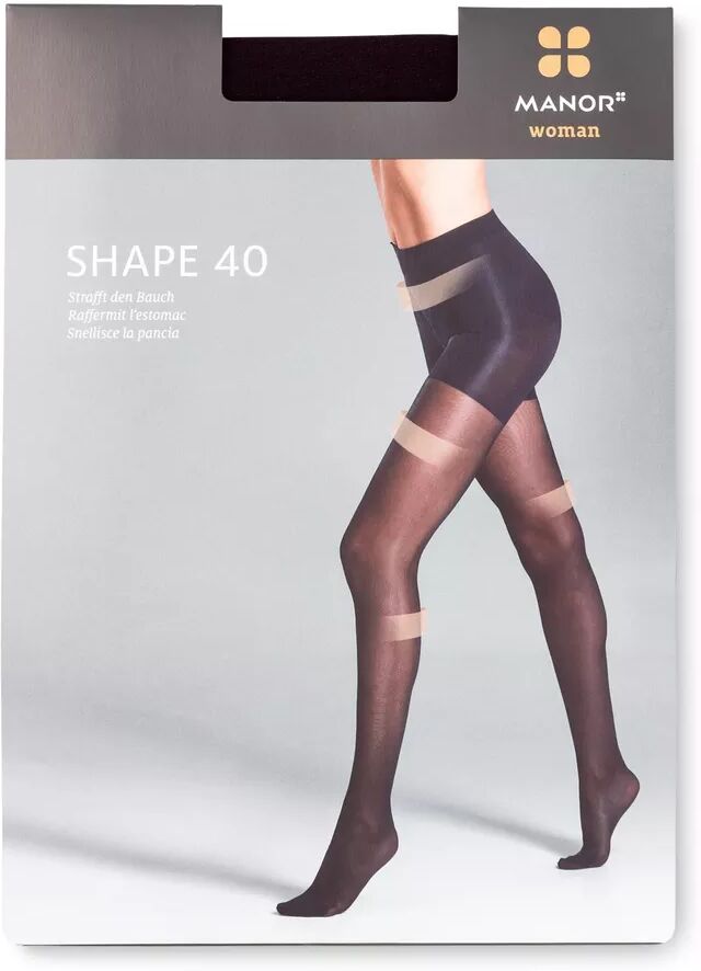 Manor Woman - Strumpfhose, 40 Den, für Damen, Black, Größe II