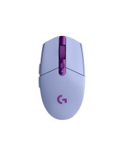 Logitech G305 Maus optisch 6 Tasten kabellos LIGHTSPEED kabelloser Empfänger USB fliederfarben (910-006023)