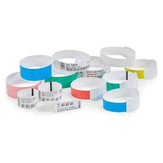 Zebra Z-Band UltraSoft - Polypropylen (PP) - Klebstoff - weiss - 25.4 x 279.4 mm 105... (25.40 mm) (10018856)