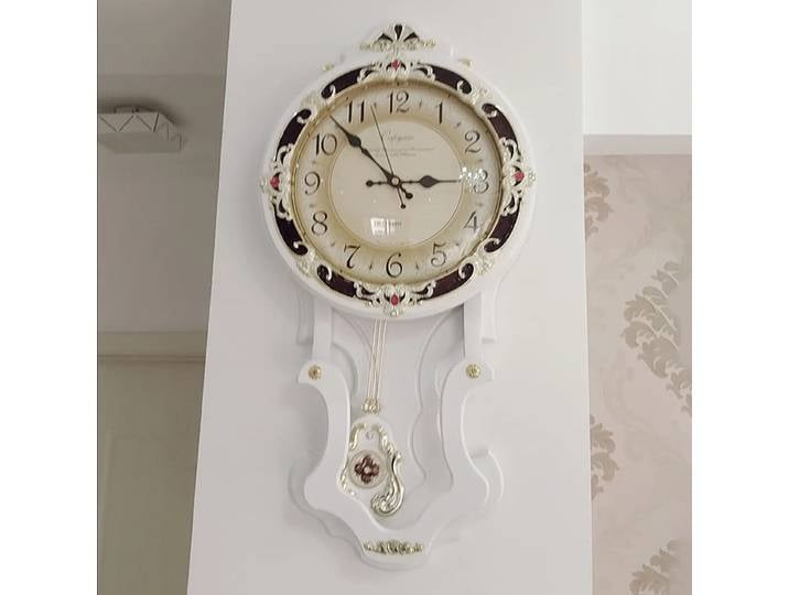 Horloge Murale Vintage en Bois, Pendule Silays euse, Grande Décoration Nordique de Maison, Montres de Salon, Accessoires de Décoration Artistique de Luxe