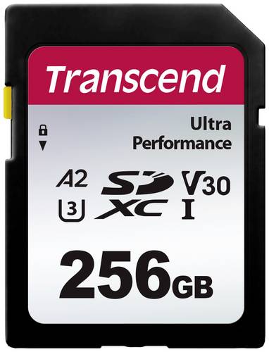 Transcend TS64GSDC340S SDXC-Karte 256GB A1 Application Performance Class, A2 Application Performance Class, v30 Video Speed Class